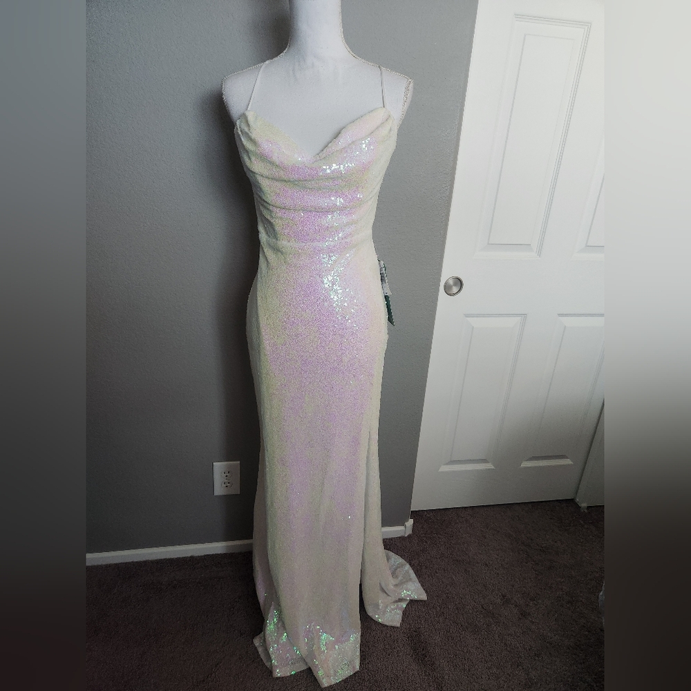 Iridescent gown